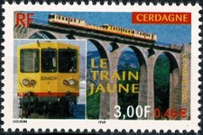 FRANCE 2000 LE TRAIN JAUNE  YT  n° 3338  Neuf ★★ luxe/MNH (A)