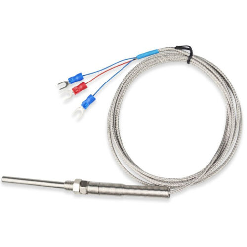 5mm K Type PT100 Temperature Sensor Plug-in Probe Thermocouple 1-5 Meters Cable - Picture 6 of 8