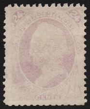 US Sc# 153 *UNUSED NG LH* { "SCARCE 24c SCOTT } FADED BANKNOTE 1870 CV$ 700.00 