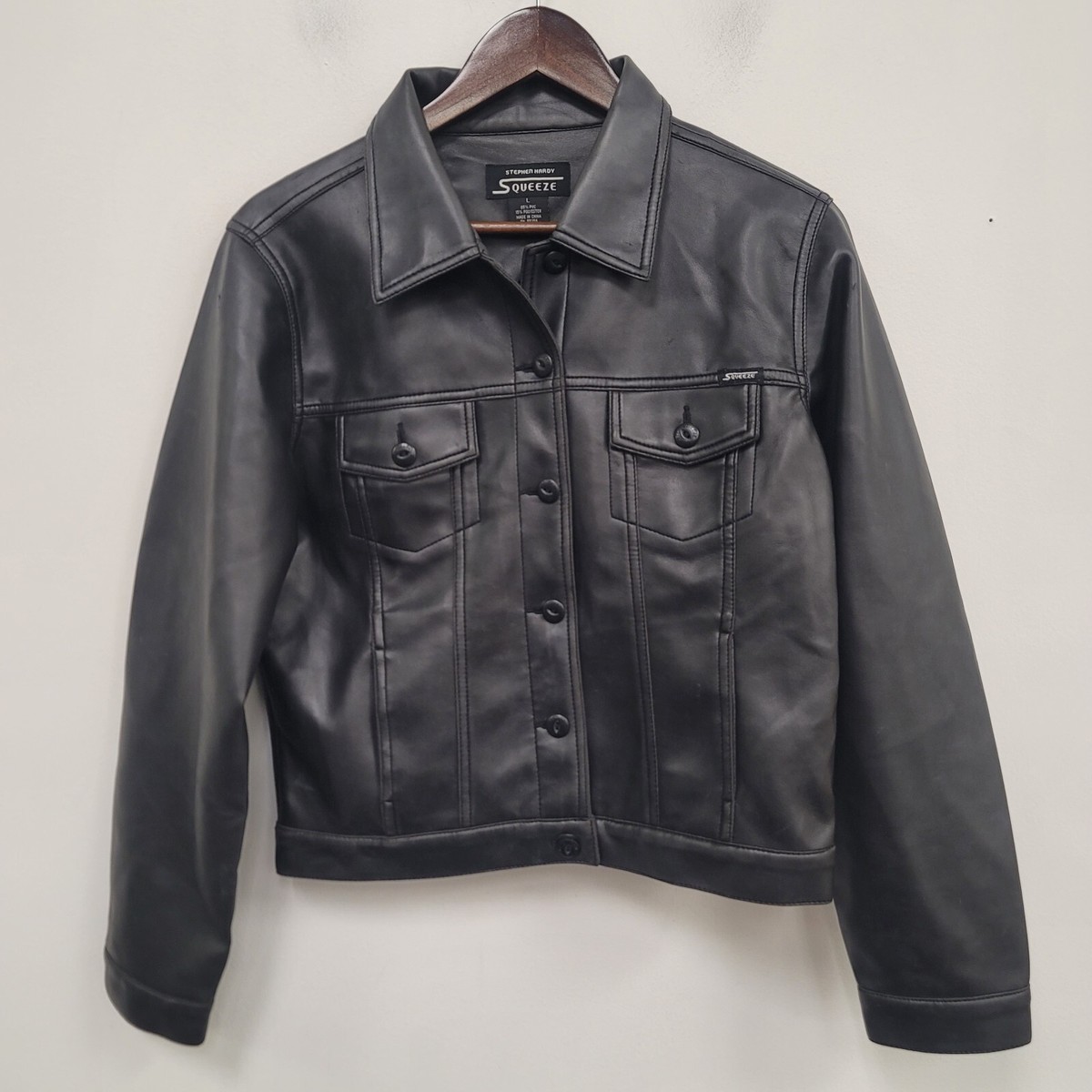 ジャケット・アウター vintage like fake leather jacket Men Oversized Leather Jackets Mens Faux Leather Bomber