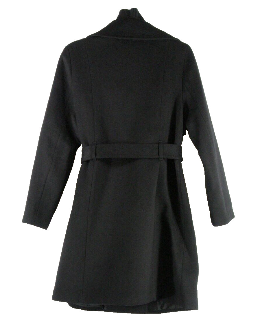 NEW Soia & Kyo Semi-Fitted Classic Wool Coat With Removable Bib S #W39