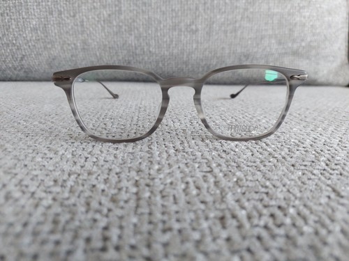 MATSUDA Square Eyeglasses Frames Model M2052 Sahara Gray Silver 50-20 - Picture 5 of 8