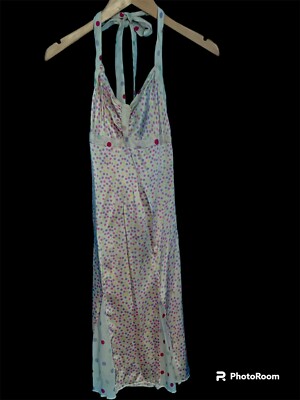 VTG 90 s Y2K 100% Silk Made In France Slip Dress NWT Barbiecore Size 36 US 4