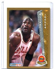 1992 92 93 FLEER FINALS MVP Michael Jordan Basketball MJ#23 Card#246 (REF+4434)