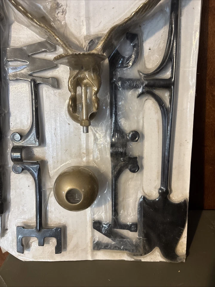 3D Gold Eagle Shape Weathervane Roof Mount Weather Stainless Steel Black Outdoor - Image 3 of 4