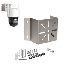 Exterior Outside Corner Wall Mount for Eufy Solacam S340, Stainless Steel Hol...