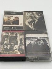 U2 Cassette Tape Lot Of 4 Cassettes Joshua Tree, October And More