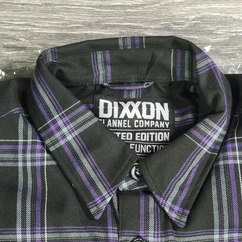 Snap-On Tools DIXXON Camicia di Flanella Taglia Media Edizione Limitata Viola Nero - Foto 4 di 12