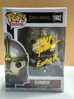 SIGNED Funko Pop! LORD of The RINGS - EOMER #1982 COA AUTHENTICATED Free Ship
