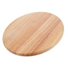 Round Wooden Stool Top Bar Seat Canteen Supply Chair Seating Part