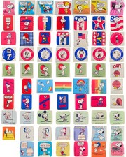 Vintage Peanuts Snoopy Sticker Lot of 69 Charlie Brown Woodstock Lucy UFS