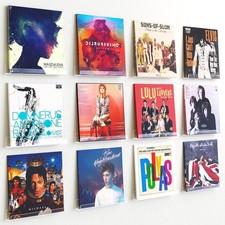 Vinyl Record Display Wall Mount Album Storage for 12 Inch Frame Display With ...