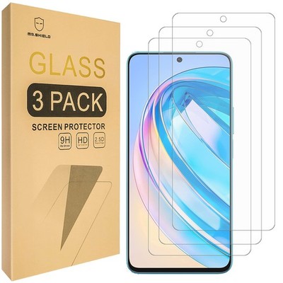 Mr.Shield Screen Protector compatible with HONOR X8a [Tempered Glass] clear 