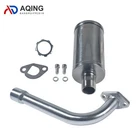 Exhaust Pipe Header & Muffler For Predator 196cc/212cc Honda GX160 GX200 Go Kart