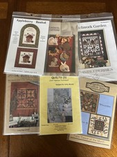 Lot Of 6 NEW Quilting PATTERNS Variety Brands quilt patterns And Appliqu s