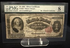 1891 $1 Silver Certificate “Martha Washington” Fr. 223 PMG Very Good 8