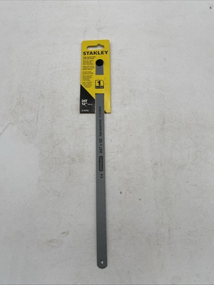 #ad STANLEY High Speed Steel Flexible Hacksaw Blade 24T 12quot; 15 824A $8.99
