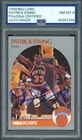 Patrick Ewing Autograph Knicks 1990-91 Hoops #203 Auto Signed PSA/DNA PSA HOF