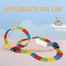 92-piece Anti-gravity Track Racing Adventure Toys Suitable For Car Scene Buildin