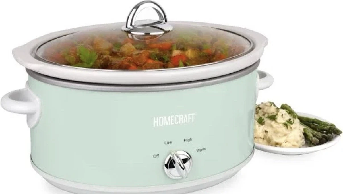 Homecraft 6 qt Oval Slow Cooker