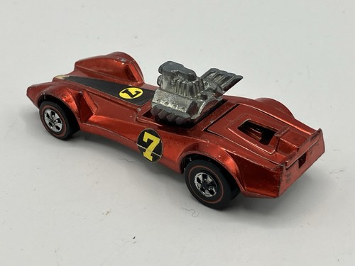 Vintage Original Hot Wheels Redline 1971 RARE RED Strip Teaser - Very Nice! - Picture 4 of 8