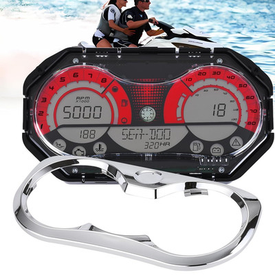 278002270 278002144 LCD Digital Jet Ski Speedometer Red | Fit for 2006-2011 Sea