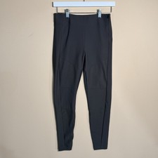 Athleta Black Textured Compression Yoga Pants Women's Size Medium M