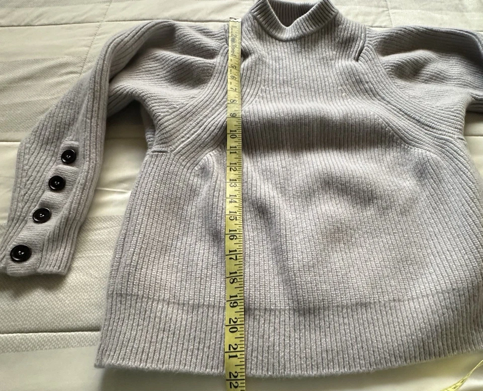 $600 Nike ESC Every Stitch Mujer S Suéter Mezcla Lana Cachemira Hecho en Italia Foto 4 de 4