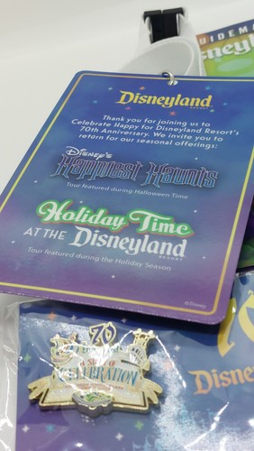 Disneyland Story Of Celebration 70th Anniversary Guided Tour Pin mit Schlüsselband - Bild 7 von 8