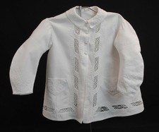 VICTORIAN CHILDS FANCY COTTON SUMMER COAT, 1900s