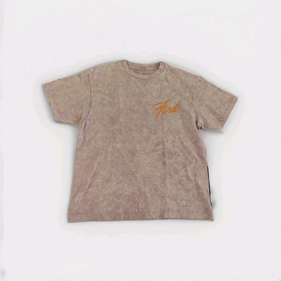 Ford Thunderbird T-Shirt Größe M Rosa Marmor-Effekt/ Acid Wash Vintage 