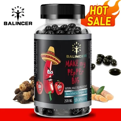 BALINCER Kapseln zur Steigerung der männlichen Potenz, Kraft, Energie und Ausdauer