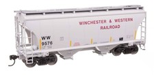 Walthers 910-49330 HO WW 39' Trinity 3281 2-Bay Covered Hopper RTR 9576
