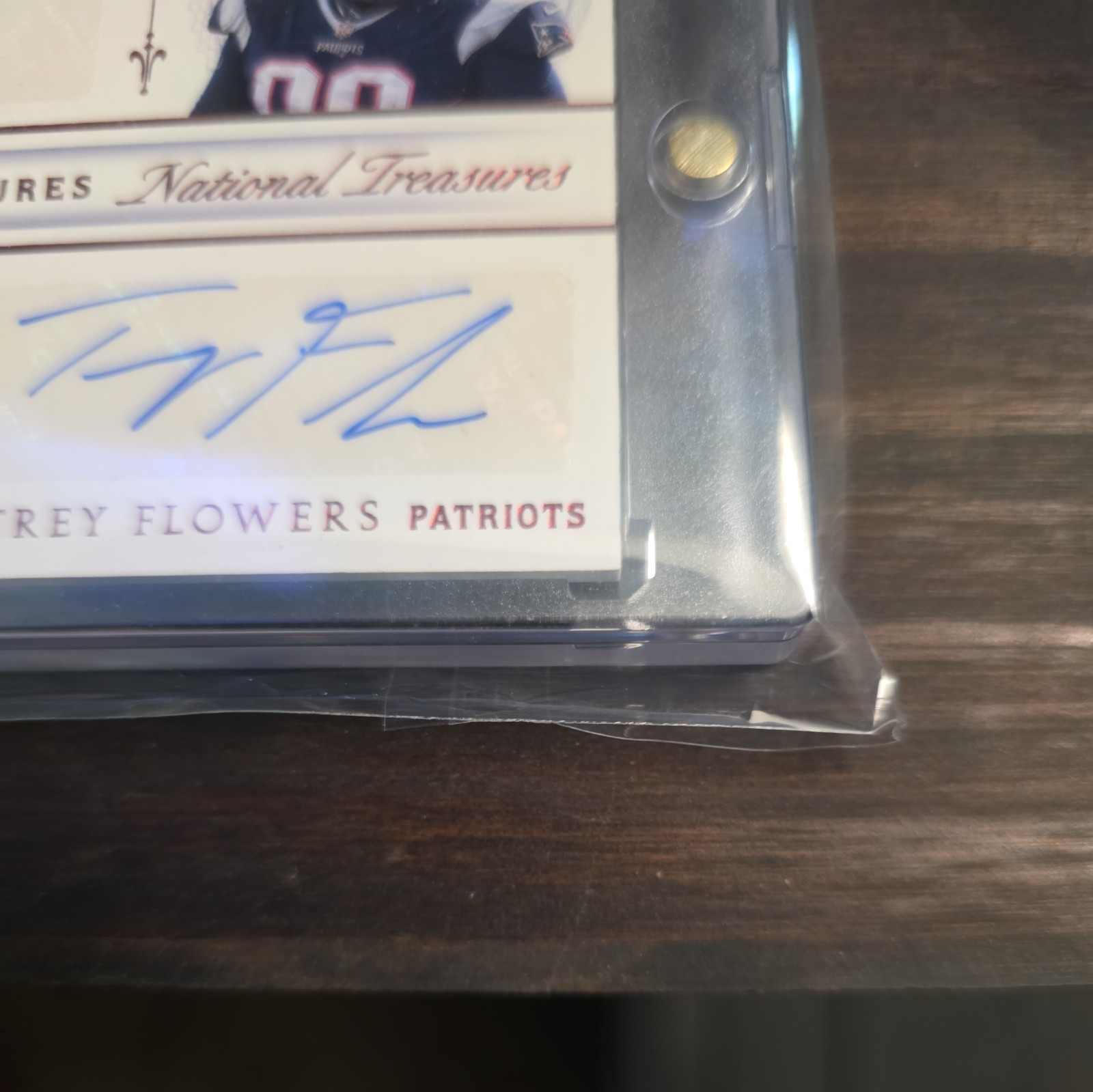 MALCOM BROWN TREY FLOWERS Signed 2015 NATIONAL TREASURES DUAL AUTO RC 05/25 view 8