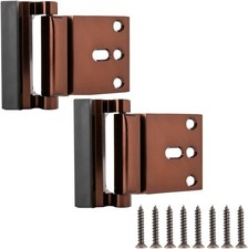 2 Pack Door Reinforcement Lock Heavy-Duty Aluminum Security Locks for Home