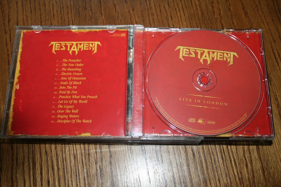 TESTAMENT-" LIVE IN LONDON" CD 1ST PRESS 2005 - Bild 2 von 3