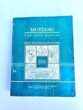 1991 Ford Mustang Car Shop Manual Body Chassis Electrical Powertrain Oem Service