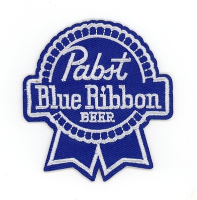 Pabst Blue Ribbon Patch   PBR Heritage   Iron-On / Sew-On Badge