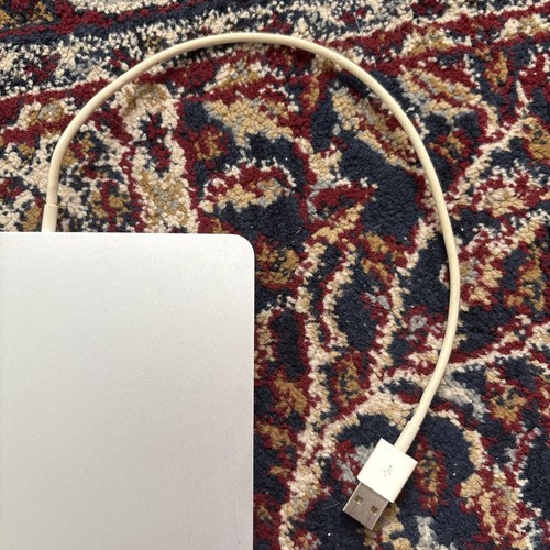 Apple SuperDrive A1379 Optical External USB DVD Burner Writer Disc Drive Tested - Afbeelding 2 van 4