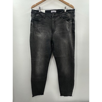 Judy Blue Faded Black Gray Skinny Fit Jeans Plus Size 3xl JB-8549 New With Tags