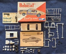 RARE MPC GTO BOBCAT funny car model with box, decals, instructions, NICE!