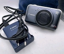 Canon PowerShot SX220 HS 12.1 MP Digital Camera 14x Optical Zoom Gray SD-card 16