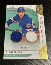2019-20 Upper Deck Artifacts Libor Hajek Dual Rookie Jersey /499