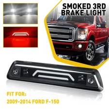 Smoked LED 3rd Tail Third White Cargo Brake Light Lamp Fit Ford 2009-2014 F150