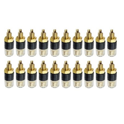 Audiophile's Choice 20er Set Messingklemmen für Lautsprecherverkabelung Bedarf