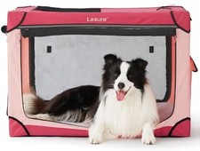 36 Inch Collapsible Soft Large Dog Crate, Portable Dog Crates for Larg...