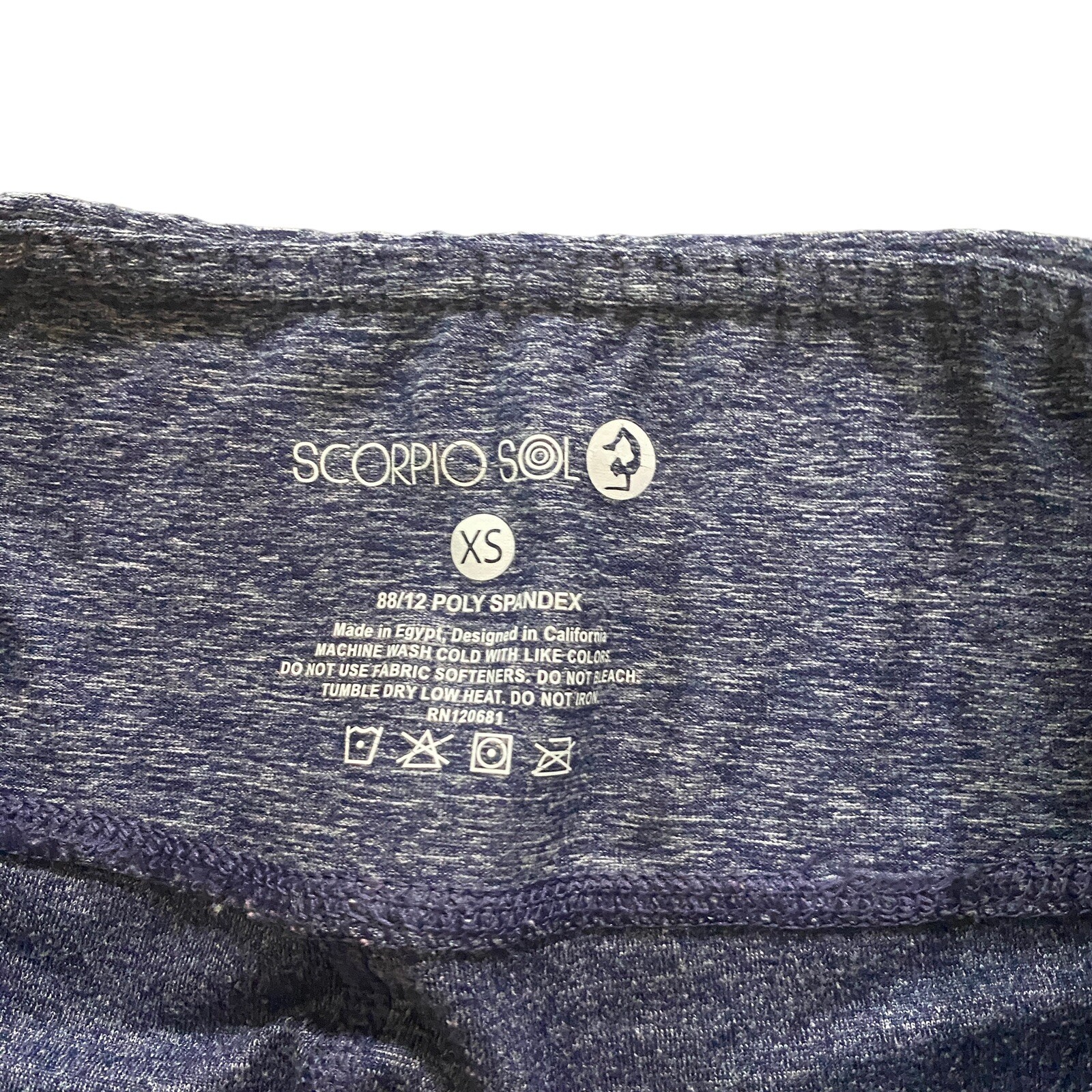 SAOLA Leggings atletici Scorpio Sol XS colore tintura spaziale