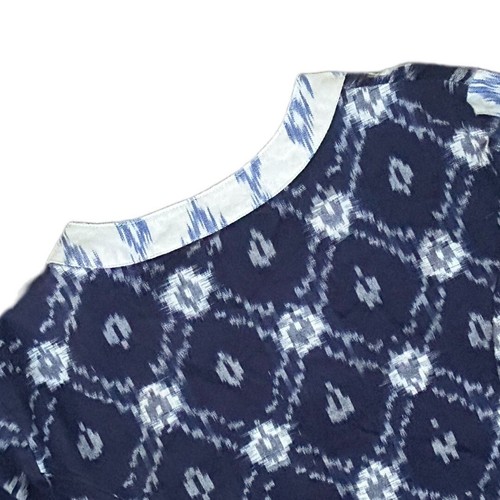 Chaqueta para mujer Chicos Ikat Jacquard patrón diamante algodón frente abierto Petite 3 - Imagen 9 de 9