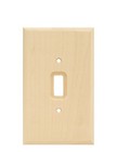  Unfinished Wood Single 1 Gang  Light  Cover Wall Plate 64673