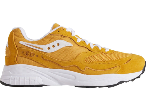 NEW Saucony 3D Grid Hurricane $140 Mustard Yellow White S70699-3 Mens / Wmns - Picture 2 of 9